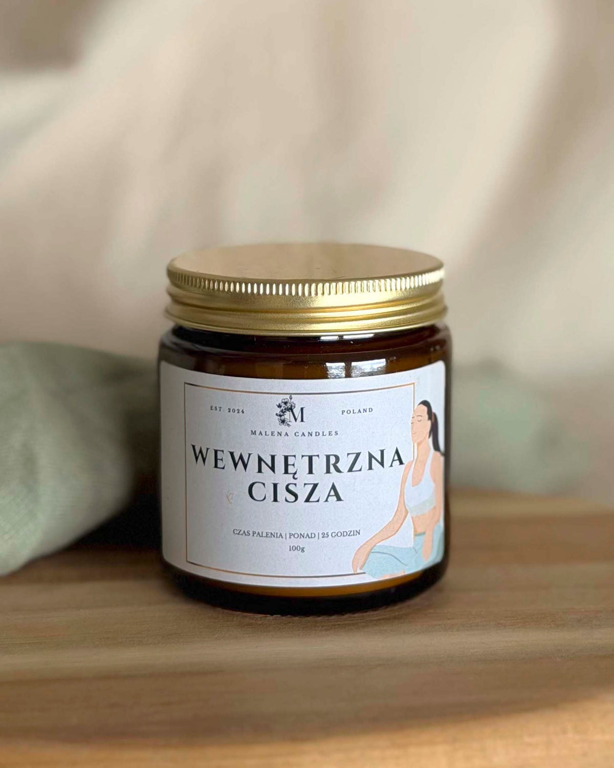 Wewnętrzna Cisza - świeca sojowa