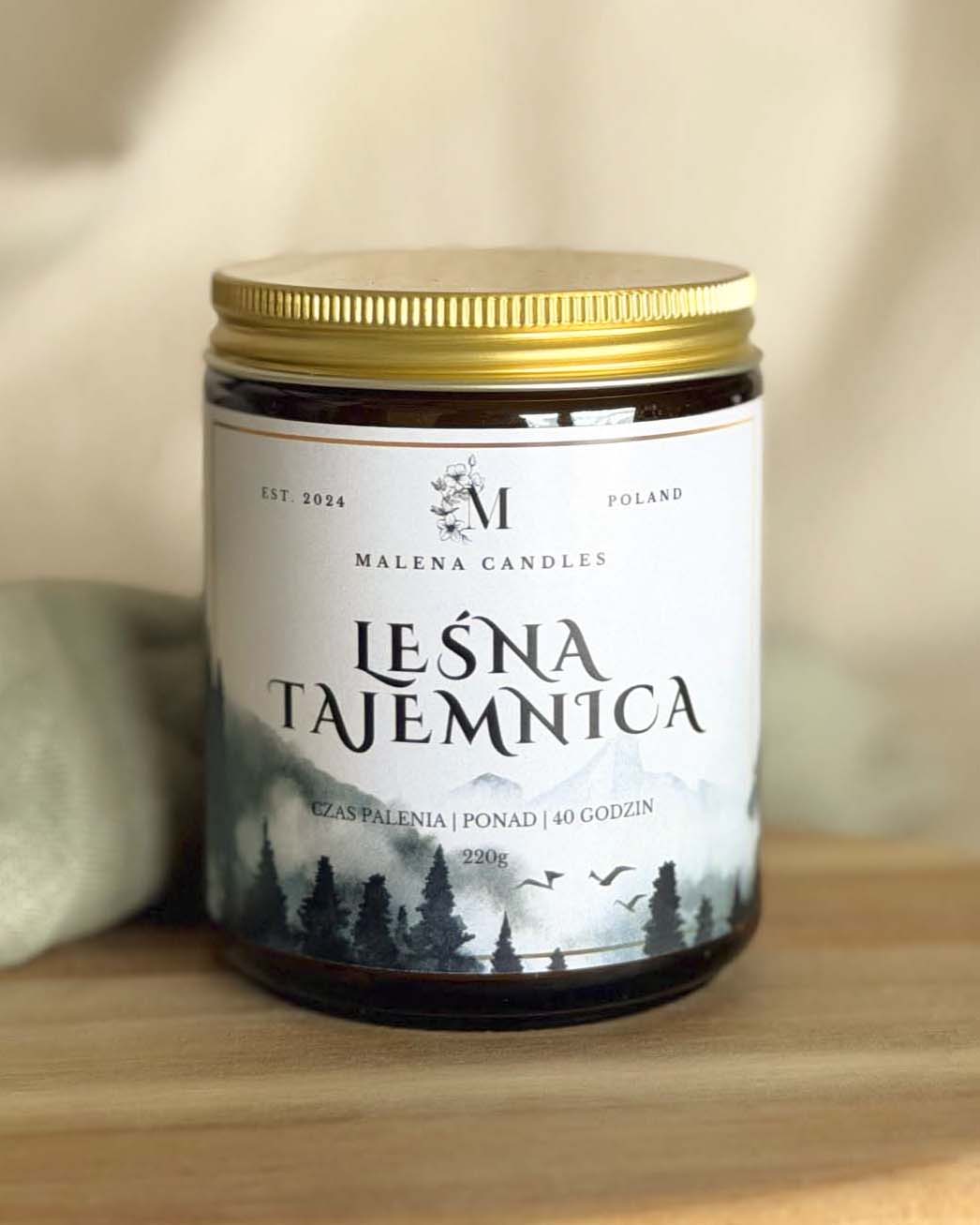 Leśna Tajemnica - świeca sojowa