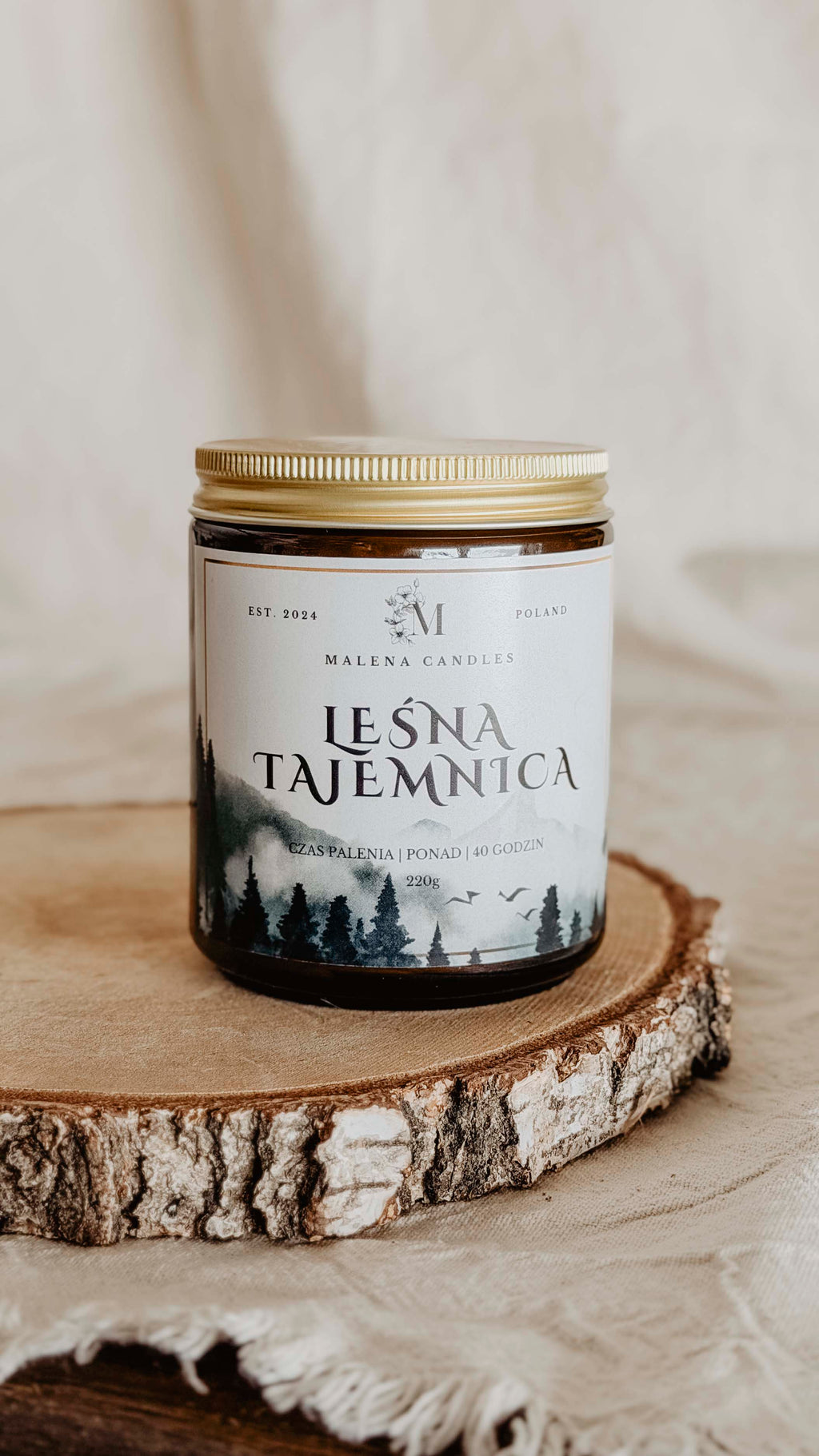 Leśna Tajemnica - świeca sojowa
