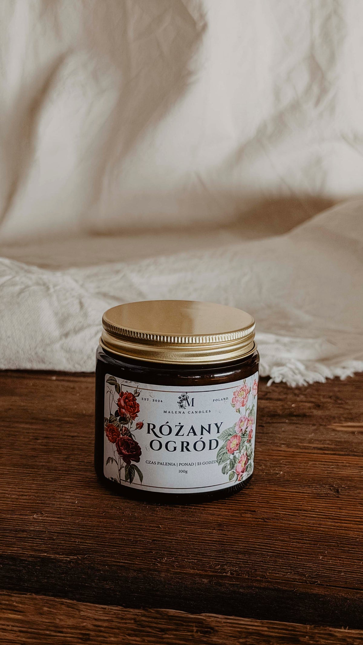 Różany Ogród - świeca sojowa