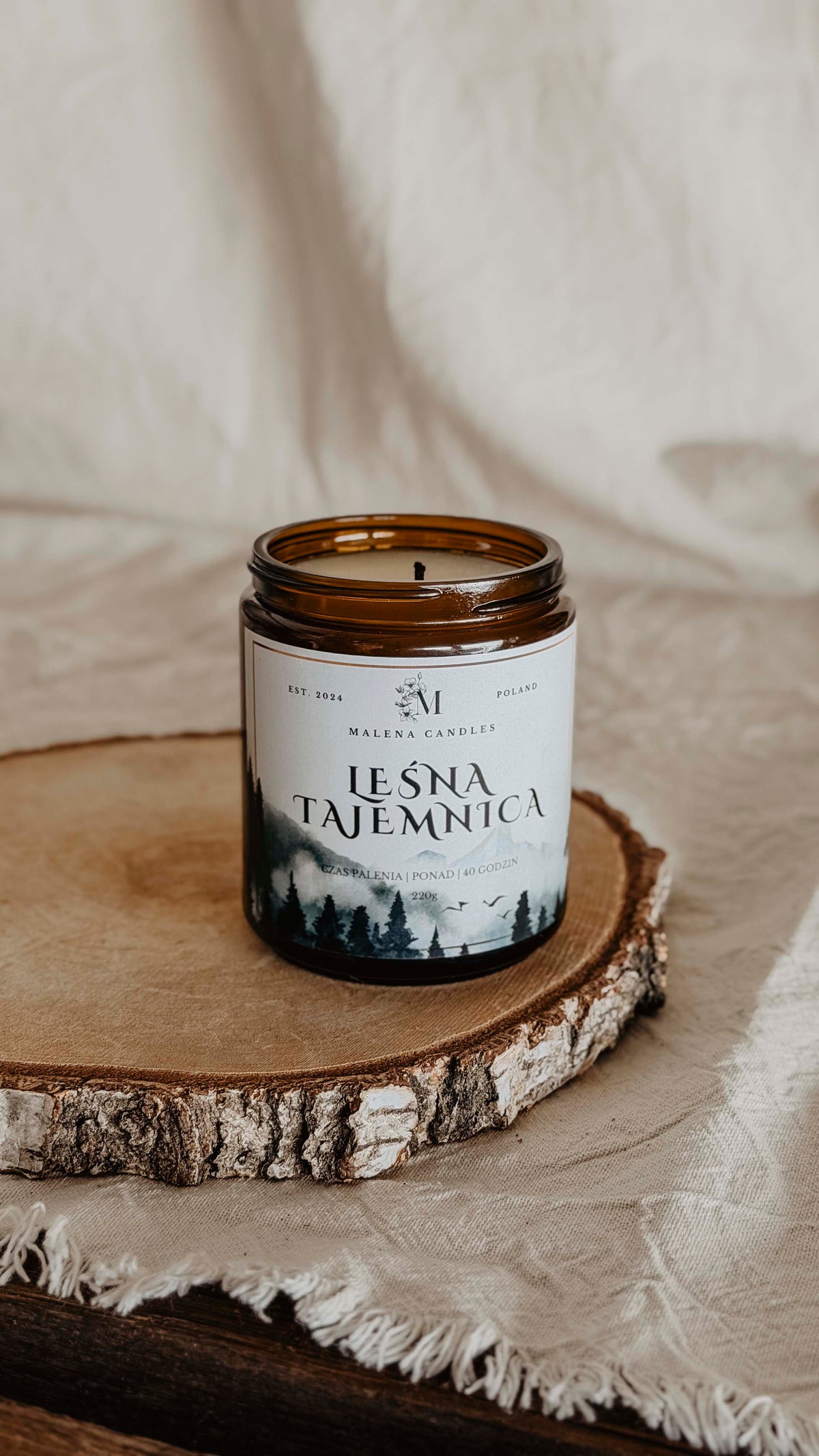 Leśna Tajemnica - świeca sojowa